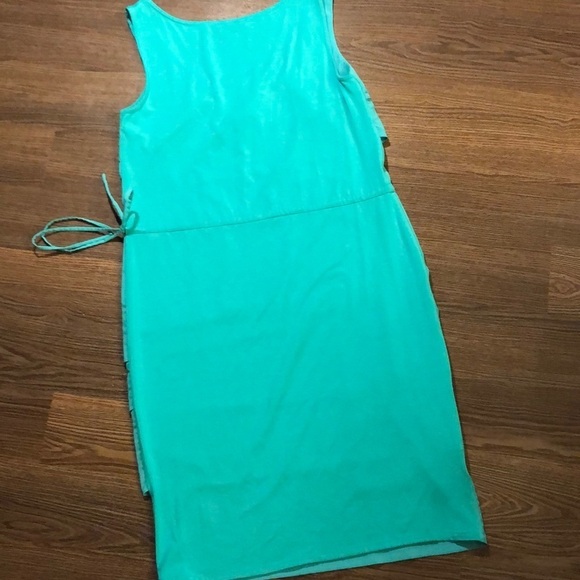 Calvin Klein Ruffled Sleeveless Sheath Dress 2 - Picture 7 of 7